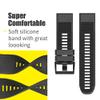 ANCOOL for Fenix 5/Fenix 6/Fenix 7 Band 22mm Silicone Watch Band for Fenix 8 Fenix E 47mm/Fenix 5 Plus/Fenix 6 Pro/Fenix 7 Pro/Forerunner 935(Black) view 4