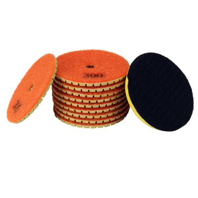 uxcell 3-inch Diamond Wet Polishing Pad Grit 300 10pcs for Granite Concrete Marble
