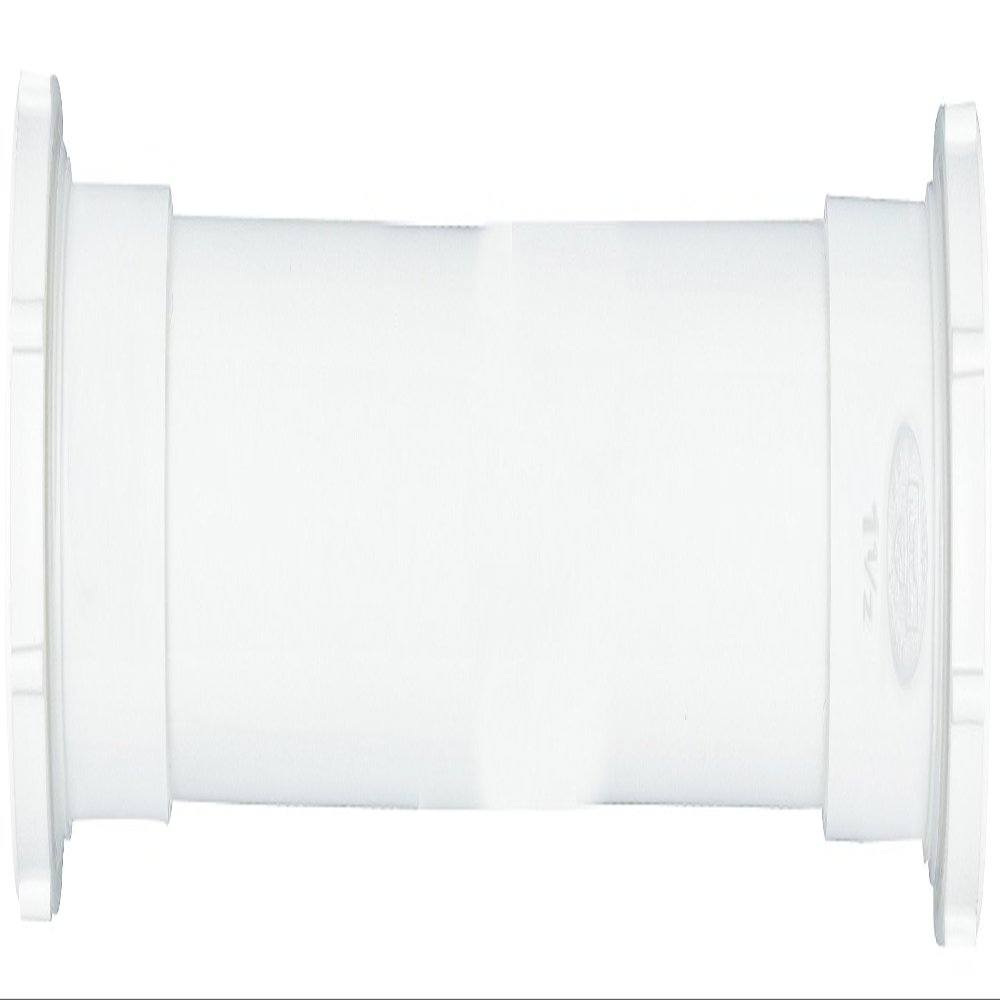 Plumb Pak PP41-16W Extension Tube, 1-1/2 In Dia X 16 In L, Slip Joint, Double Ended, Plastic, 1-1/2 x 16, White