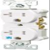 Eaton TWRBR20WBXSP 20-Amp Commercial Grade Tamper and Weather Resistant Duplex Receptacle, White view 1