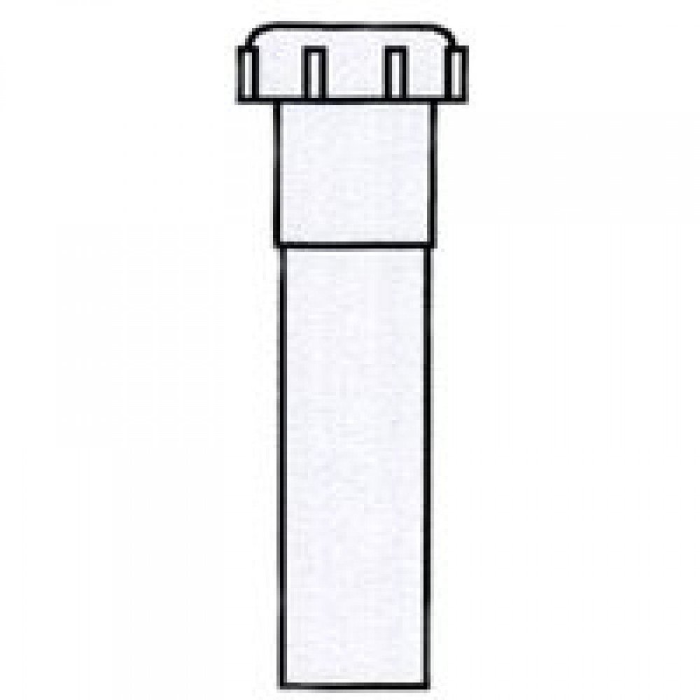 Manufacturers Direct ORGL76240faucet-Trim-Kits Plumb Pak Extension Tube, 1-1/2 in Diameter x 12 in Length, Slip Joint, Plastic, Black
