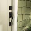 SCHLAGE Lock Company Addison Single Cylinder Handleset and Plymouth Knob, Antique Brass (F60 ADD 609 PLY) view 3
