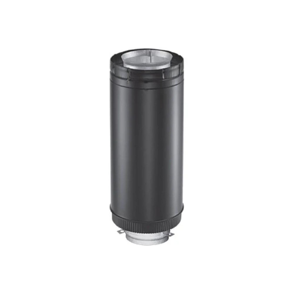 DuraVent 46DVA-ADP 4" x 6-5/8" Inner Diameter - DirectVent Pro Direct Vent Pipe, Black