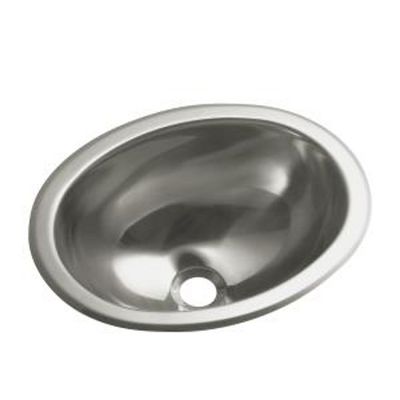 KOHLER STERLING 11811-0 Oval Single Basin Self-Rimming/Undermount Entertainment Sink/Lavatory
