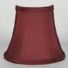 Urbanest Set of 2, 3x5x5" Clip-on Wall Sconce Half Shade, Burgundy view 4