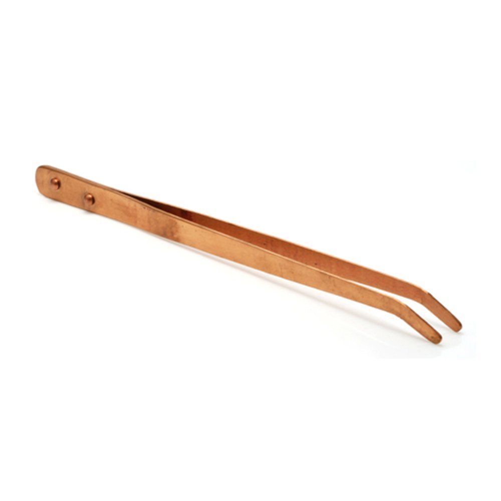 Copper Tongs Curved TIP Copper Tweezers for Pickler Jewelry Pickling Solution By JTS