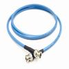 Custom Cable Connection 10 Foot Belden 1694A 6G HD-SDI RG6 BNC Cable (75 Ohm) Blue Jacket view 2