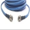 Custom Cable Connection 10 Foot Belden 1694A 6G HD-SDI RG6 BNC Cable (75 Ohm) Blue Jacket view 4