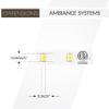 Generation Lighting 1-Light Jane - LED Tape Traditional LED Strip Light White 900005-15, Under-Cabinet Lighting for Bedroom Dcor, Under-Counter Lights for Kitchen, Dining Room, and Other Home Decor view 3