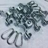 swingsetaccessories.com Heavy Duty 2 3/8" Stamped Steel Galvanized Pipe Hangers (Set of 6) - Pipe Supports - Kid view 3