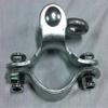 swingsetaccessories.com Heavy Duty 2 3/8" Stamped Steel Galvanized Pipe Hangers (Set of 6) - Pipe Supports - Kid view 4