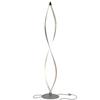 Brightech Twist Floor Lamp, Bright Tall Lamp for Offices, Modern LED Spiral Lamp for Living Rooms, Dimmable Standing Lamp with Sturdy Base for Bedroom Reading, Great Living Room Decor - Silver view 1