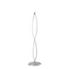 Brightech Twist Floor Lamp, Bright Tall Lamp for Offices, Modern LED Spiral Lamp for Living Rooms, Dimmable Standing Lamp with Sturdy Base for Bedroom Reading, Great Living Room Decor - Silver view 4
