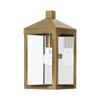 Livex Lighting 20582-01 Nyack 1-Light Outdoor Wall Lantern, Antique Brass view 1