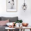 Edvivi Amorette Mini Chandelier Crystal, 1 Light Modern Elegant Glam Ceiling Light Fixture Antique Bronze, Adjustable Hanging Lighting for Closet, Bedroom, Girls Room, Kitchen Island view 2