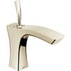Delta Faucet Tesla Single Hole Bathroom Faucet, Single Handle Bathroom Faucet, Metal Drain Assembly, Polished Nickel 552LF-PNMPU view 1