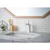 Delta Faucet Tesla Single Hole Bathroom Faucet, Single Handle Bathroom Faucet, Metal Drain Assembly, Polished Nickel 552LF-PNMPU view 2