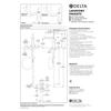 Delta Faucet 552LF-PNLPU Tesla Single Handle Bathroom Faucet Less Pop-Up, Polished Nickel view 2