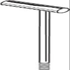 AMERICAN STANDARD M962420-0020A Bathtub, Polished Chrome