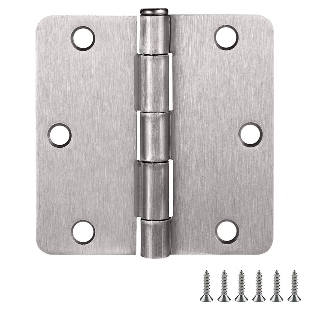 Design House Interior Door Hinge, 3.5", Satin Nickel