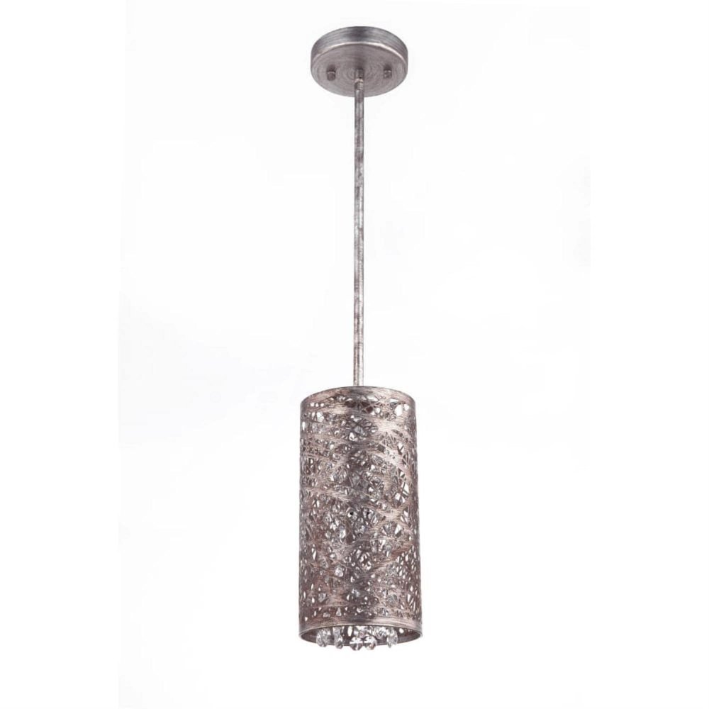 Bromi Design B8105C Modern Royal 1 Light Gold Pendant, Chrome
