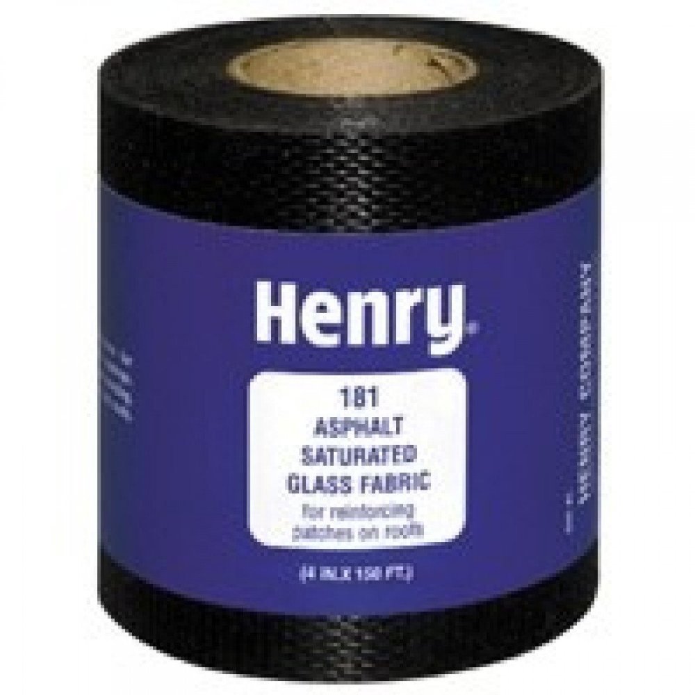 Henry Fabric ROOF PTCH BLK GLS 4X150 HE181195