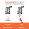 HALO H5R 5 Recessed Lighting Housing for Residential & Commercial Remodel w/ E26 Socket Base, IC Rated view 4