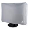 23" 24" 25" Univesal Monitor Dust Cover Scratch Resistance Nonwoven Full Body Sleeve for 23" 24" 25" Computer Monitor LED LCD Screem (Size: 24W x 18H x 3D)-Gray view 1