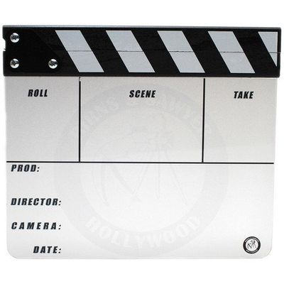 Birns & Sawyer Standard Translucent Slate w/ Black and White Clapper