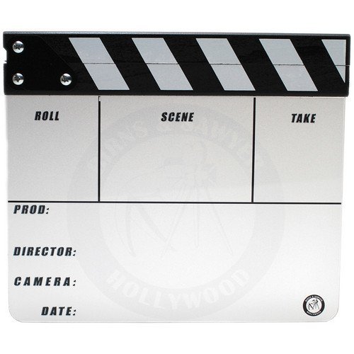 Birns & Sawyer Standard Translucent Slate w/ Black and White Clapper