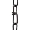 RCH Hardware CH-S52-03-BLK Steel Basket Chain 14 Gauge, Black (1 Foot) view 1