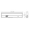 WAC Lighting BA-ACLED12-27/30WT Duo ACLED Dual Color Option Bar in White Finish; 2700K and 3000K, 12 Inches view 2