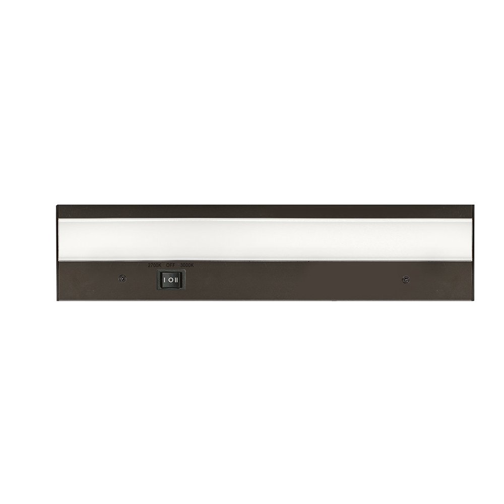 WAC Lighting BA-ACLED12-27/30BZ Duo ACLED Dual Color Option Bar in Bronze Finish; 2700K and 3000K, 12 Inches