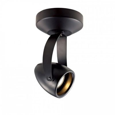 WAC Lighting Impulse MO-LED810F-840-BK 810 LED Monopoint Finish 4000K, Flood Beam, Black