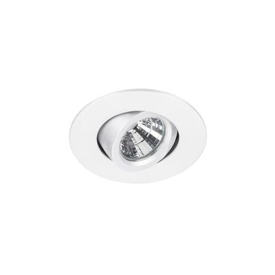 WAC Lighting Oculux R2BRA-S930-WT 2" LED Round Adjustable Trim Engine and Universal Housing Finish 90+CRI and 3000K, Spot Beam, White