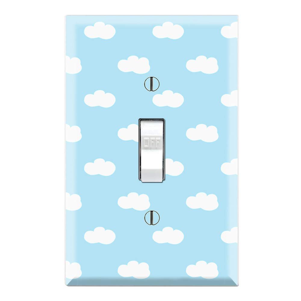 Graphics Wallplates - Blue Cloud - Single Toggle Wall Plate Cover