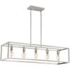 Quoizel New Harbor 38" Island Light, Brushed Nickel view 1