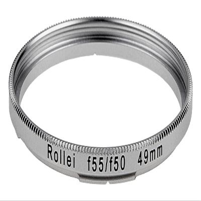 Fotodiox Step Ring, Bayonet IV (Bay 4) - 49mm Filter Adapter for All Rollei Rolleiflex TLRs with Wide-Angle Rolleiflex Carl Zeiss Distagon 55mm F4.0, Carl Zeiss Distagon 50mm F4.0
