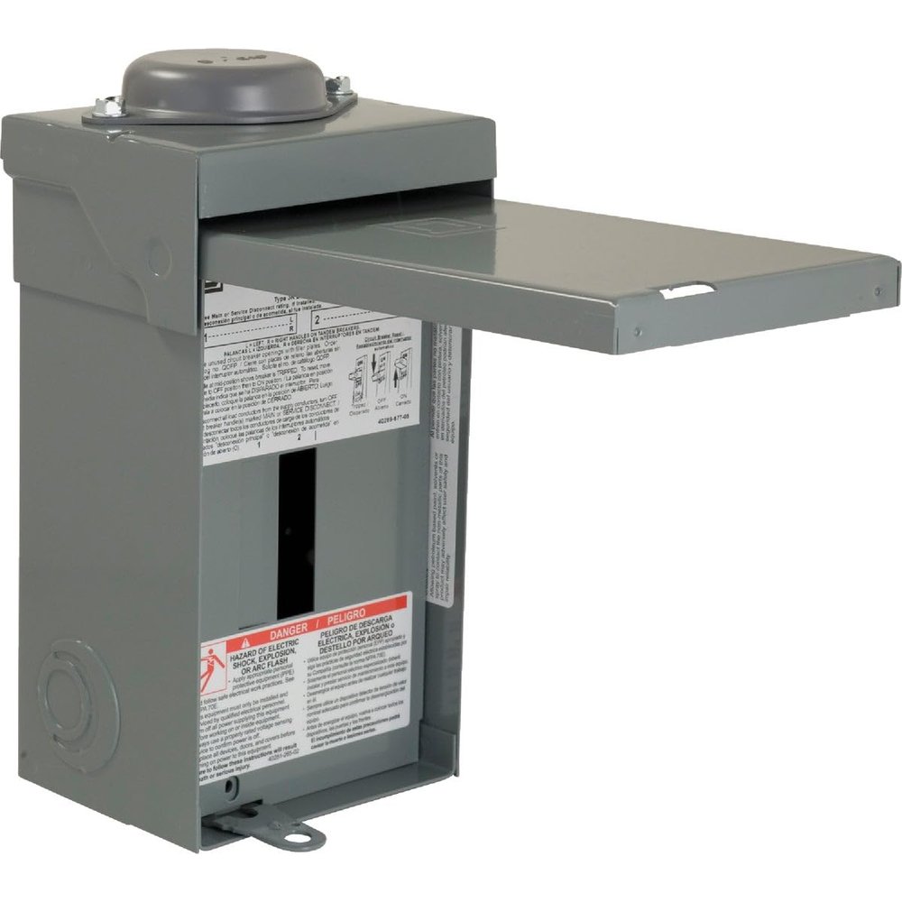 Square D Main Lug Load Center 70 Amp 2 Space Boxed