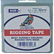 Amazon MDR Sou'wester Rigging Tape, White, 3/4" x 108' Vinyl Marine Tape