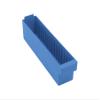 Quantum QED604BL Storage Systems Super Tuff Euro Drawers | Oil Chemical Resistant Tray Organizer for Industrial Kitchen Automotive Warehouse | 17.62"W x 3.75"D x 4.62"H, Blue, Polystyrene (Case of 24) view 1