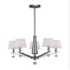 Forte 7068-05-55 Five Light Chandelier, Brushed Nickel view 3