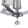 Forte 7068-05-55 Five Light Chandelier, Brushed Nickel view 4