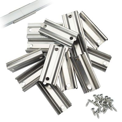 Muzata 20Pack Extension Connector for 17mm-Wide U-Shape LED Channels LCB1