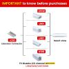 Muzata 20Pack Extension Connector for 17mm-Wide U-Shape LED Channels LCB1 view 3
