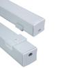 Litever 6 Pack Aluminum LED Channel - for LED Strip Mounting-3.3ft/1 Meter Aluminum Channels, 23mm Wide 21mm Deep, End Caps, Brackets, Spotless Lighting Effect with Frosted Cover-6-PACK-(LL-WH-2420) view 2