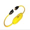 Tower Manufacturing 30396002-08 Manual-Reset 20 AMP Inline GFCI Cord, 2 Feet, Yellow view 1