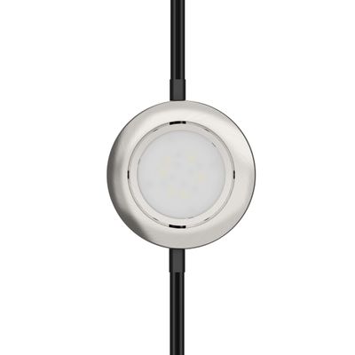 GETINLIGHT 2.75-Inch LED Replacement Puck Light, 2700K, Brushed Nickel