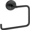 Delta Hand Towel Holder | Square Matte Black Ring for Hanging Towels in Kitchen, Bathroom | Trinsic Accessories view 1