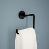 Delta Hand Towel Holder | Square Matte Black Ring for Hanging Towels in Kitchen, Bathroom | Trinsic Accessories view 2